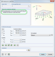 Berechnungsoption für RF-SOILIN in RFEM