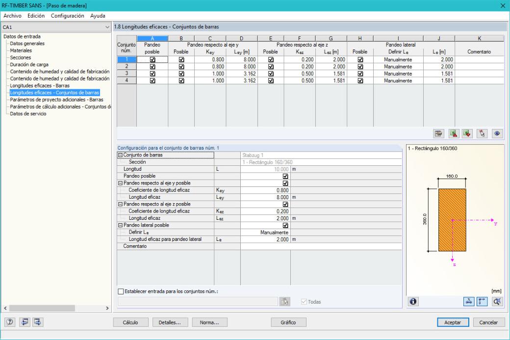 1.8 Longitudes eficaces - Conjuntos de barras