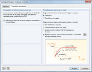 Configuración para análisis no lineal