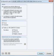 Configuración de detalles