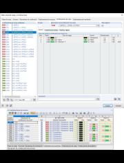 Kombinatorik-Dialog und Tabelle 2.4 Ergebniskombinationen