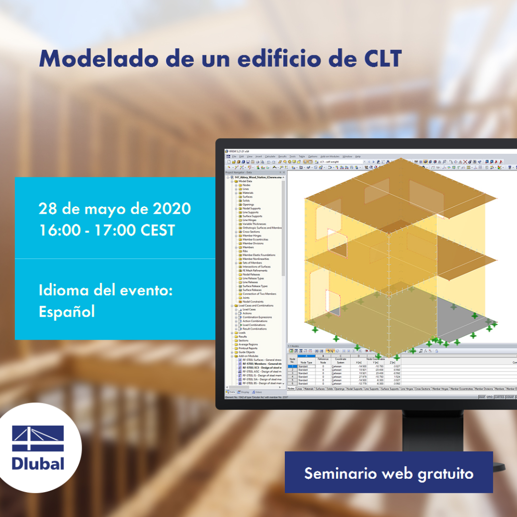 Modelado de un edificio de CLT