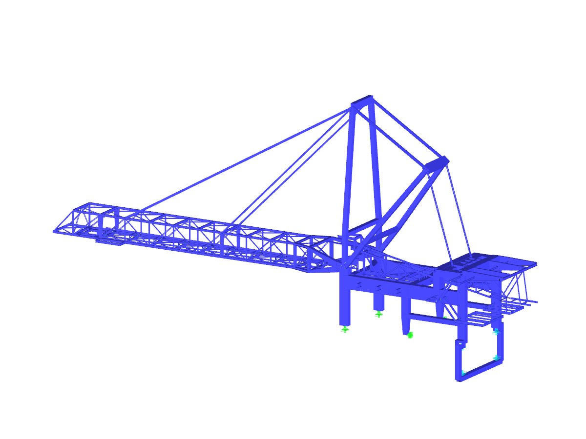 Superestructura del cargador de barcos