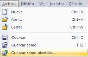Guardar como plantilla...