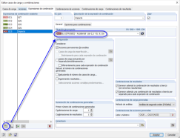 Nueva expresión de combinación con la situación de proyecto correspondiente
