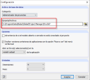 Opciones y configuración del programa
