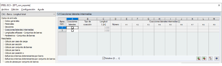 Ventana "1.4 Coacciones laterales intermedias"
