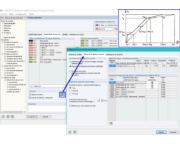 Ventana "1.1 Datos generales" para el estado límite de servicio con configuración para el cálculo no lineal según [2]