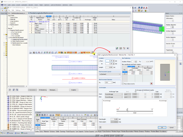 Editar la propuesta de armadura posteriormente