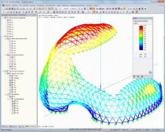 Modell des „Enigma“ in RSTAB (© Novum Structures)