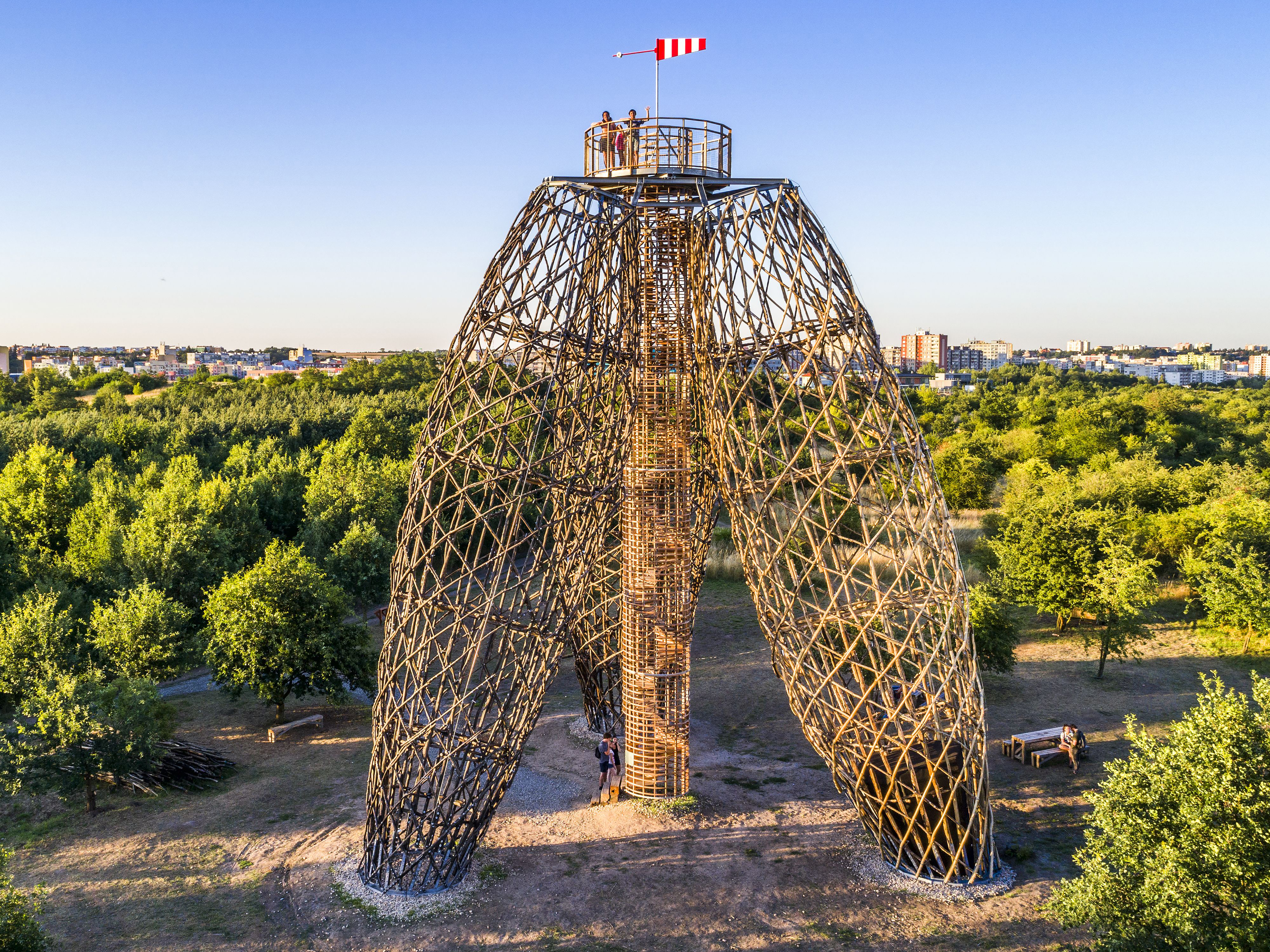 Torre de observación Doubravka - Visión global (© Aleš Jungmann)