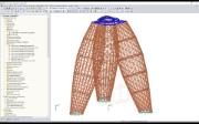 Modelo de RFEM de la torre mirador (© STATIC Solution sro)