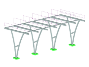 Estructura de aluminio según ADM 2015