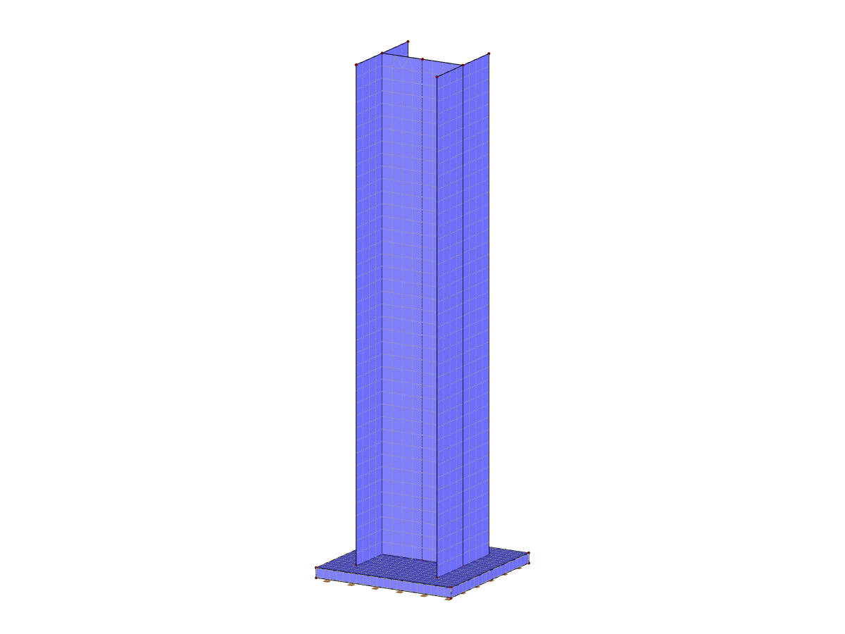 Sólido de contacto debajo de la placa base de la columna (sin pernos)