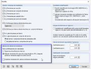 Detalles: cálculo de tensiones para combinaciones de resultados