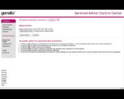 Sentinel Admin Control Center
