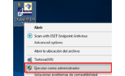 Kontextmenü-Option "Als Administrator ausführen"