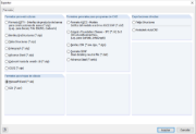 Interfaces de exportación RSTAB