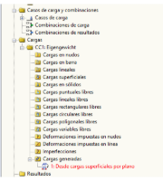 Carga generada en rojo