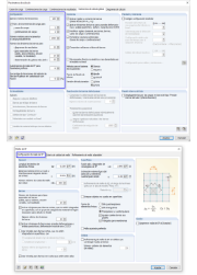 Configuración de los parámetros de cálculo y configuración de la malla de elementos finitos