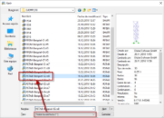 Öffnen-Dialog mit Dateityp "Alle Dateien"