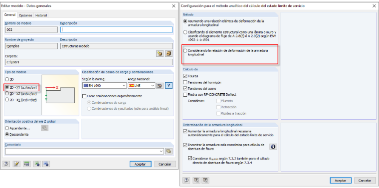Método de cálculo para SLS