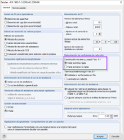 Detalles - Determinación de los factores de reducción