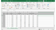Esfuerzos internos exportados en Excel