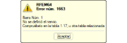 Error núm. 1663