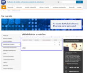 Puede crear otros usuarios que deban utilizar el servicio después de iniciar sesión en el extranet.