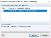 Visualización de opciones que requieren mucho tiempo