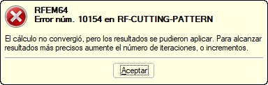 error núm. 10154