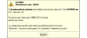 Mensaje de error después del cálculo