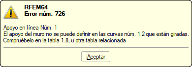 Mensaje de error