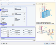 Cuadro de diálogo "Editar carga superficial" con la configuración de "Temperatura"