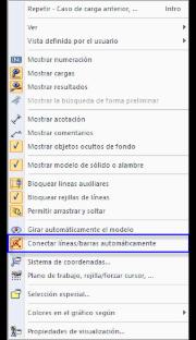 Conectar líneas/barras automáticamente
