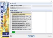 Ventana del solucionador durante el cálculo en RFEM