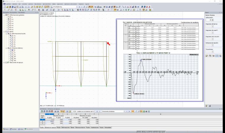Informe de impresión para los resultados de RF-/DYNAM Pro