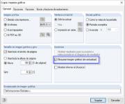 Opción para bloquear gráficos al imprimir