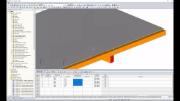 Piso mixto de madera y hormigón en RFEM