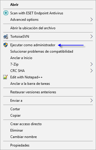 Inicio del programa