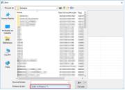 Abrir el cuadro de diálogo "RSTAB 7" con la configuración del tipo de archivo
