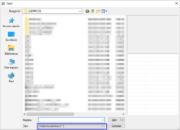Abrir el cuadro de diálogo RSTAB 7 con la configuración del tipo de archivo