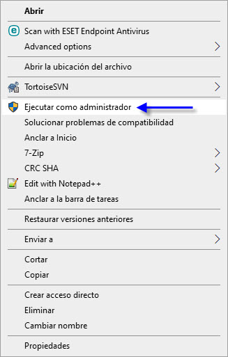 Inicio del programa