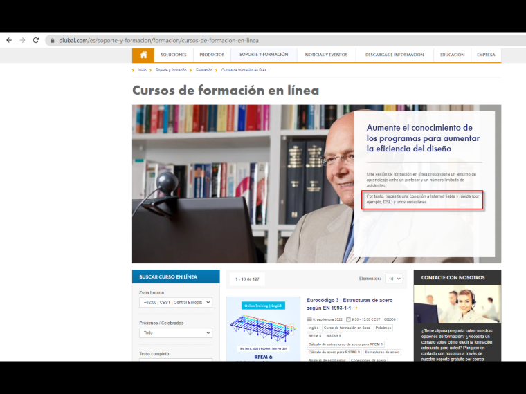 Capacitación en línea