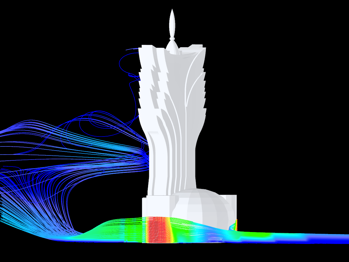 Grand Lisboa y los resultados de la simulación de viento