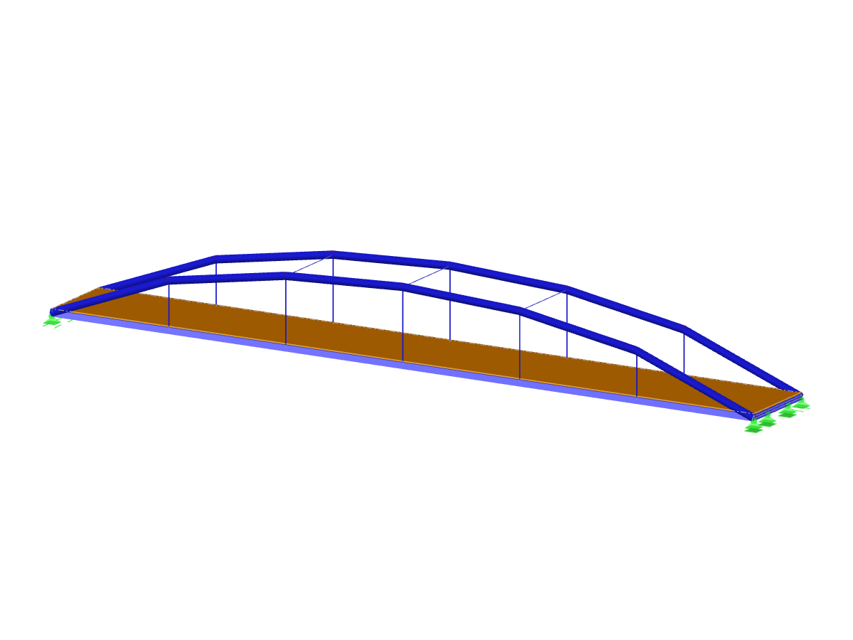 Cruce del río Neckar - Análisis estructural y dinámico y construcción de una pasarela de acero para peatones y ciclistas