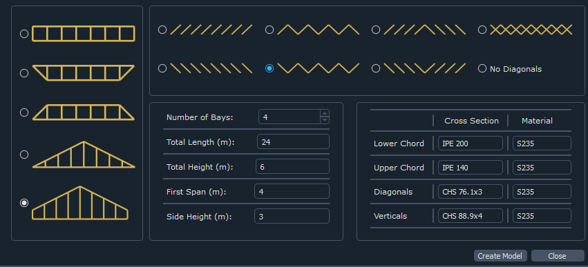 Interfaz para generador de celosía 2D