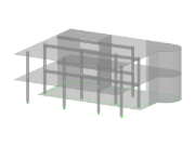 Edificio de hormigón de varios pisos