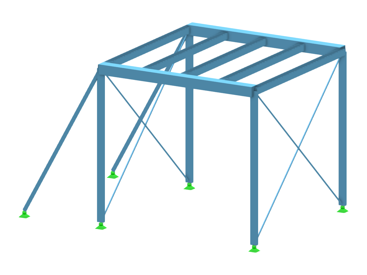 Plataforma de acero de la formación en línea | Tutorial de RFEM 6 con Rhino y Grasshopper